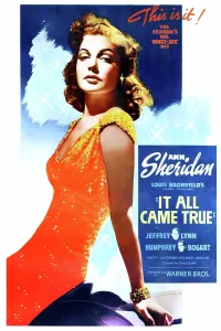 Red Dress Prints: IT ALL CAME TRUE, Ann Sheridan, 1940