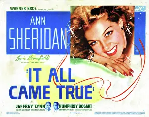 IT ALL CAME TRUE, Ann Sheridan, 1940