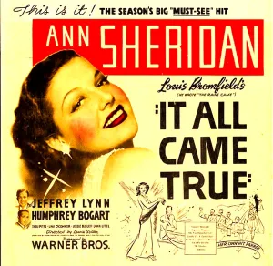 Images Dated 28th August 2009: IT ALL CAME TRUE, Ann Sheridan on window card, 1940