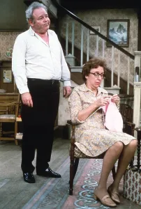 Jean Prints: ALL IN THE FAMILY, from left: Carroll O'Connor, Jean Stapleton, 1971-79