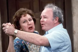 Jean Prints: ALL IN THE FAMILY, from left: Jean Stapleton, Carroll O'Connor, 1971-79