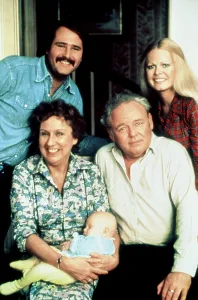 Jean Prints: ALL IN THE FAMILY, from left: from top left: Rob Reiner