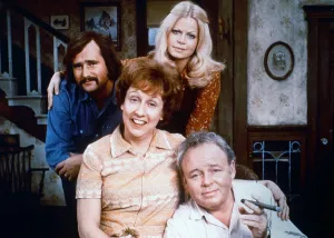 Jean Prints: ALL IN THE FAMILY, from left: Rob Reiner