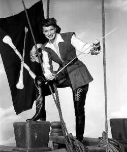Sabre Prints: AGAINST ALL FLAGS, Maureen O'Hara, 1952