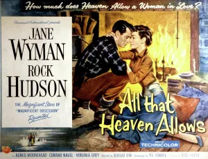 Films By Douglas Sirk Prints: ALL THAT HEAVEN ALLOWS, Rock Hudson Jane Wyman, 1955