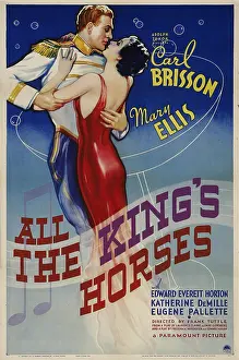 Bubbles Prints: ALL THE KING'S HORSES, from left: Carl Brisson, Mary Ellis, 1934