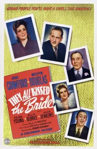 Billie Prints: THEY ALL KISSED THE BRIDE, US poster art
