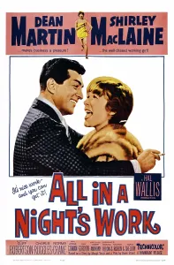 Maclaine Prints: ALL IN A NIGHT'S WORK, US poster