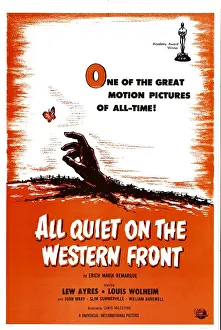 ALL QUIET ON THE WESTERN FRONT, poster art, 1930