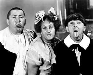 ALL THE WORLD'S A STOOGE, Curly Howard, Larry Fine, Moe Howard, 1941
