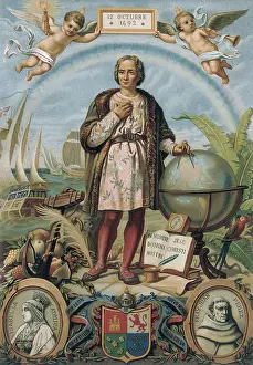 Columbus Prints: Allegory of the Discovery of America
