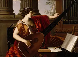 Braids Prints: ALLEGORY OF MUSIC, by Laurent de La Hyre