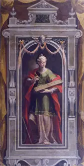 Playing Prints: Allegory of Music, by Soens Jan also known as The Flamish