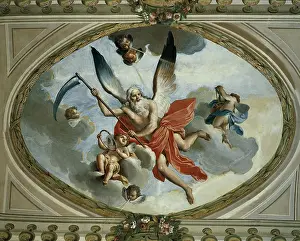Putto Prints: Allegory of Time. Cronos (Allegoria del Tempo)