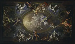 Italy Prints: Allegory of the Triumph of the Virtues (Allegoria del Trionfo delle Virt)