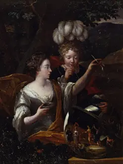 Blowing Prints: Allegory of Vanity, by Eglon Hendrik van der Neer