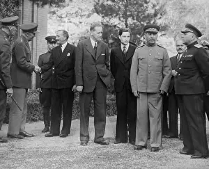 Molotov Prints: Allied leaders and delegates at the Teheran Conference