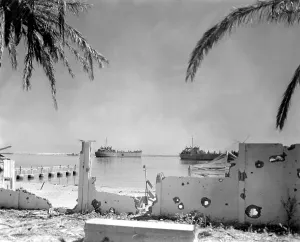 Lcgr1310 Prints: Allied ships in Bizerte Harbor