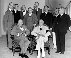 Conferences Prints: Allies of the Pacific War Council met at the White House on June 25