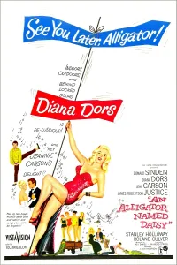 Banner Prints: AN ALLIGATOR NAMED DAISY, US poster, Diana Dors, 1955