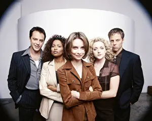 1990s Tv Prints: ALLY MCBEAL, from left: Gil Bellows