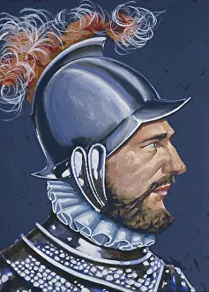 Plumage Prints: ALMAGRO, Diego de (1475-1538). Spanish conquistador in Peru