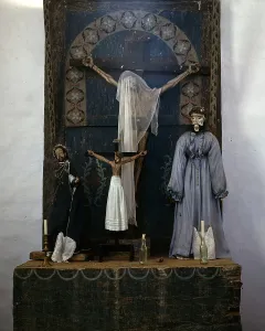 Folk Art Prints: Altar in the church, Trampas, New Mexico