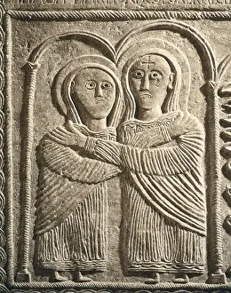 Elisabeth Prints: Altar of Duke Ratchis. 740s. Visitation of Mary