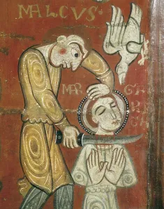 Ertical Prints: Altar frontal from Santa Margarida de Vilaseca