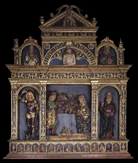 Santa Female Prints: Altar Piece, by Pietro Bussolo