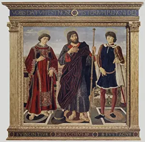 Renaissance Prints: Altarpiece of the Three Saints (Pala dei tre santi o Pala del cardinale del Portogallo)
