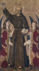Monogram Prints: Altarpiece of San Bernardino, by Juan Figuera
