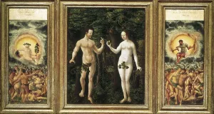Adam Prints: ALTDORFER, Altbrecht (1480-1538). The Fall of Man. ca. 1535