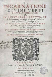 Philosophy Prints: ALVAREZ, Diego (1550-1635). 'Incarnatione Divini Verbi'