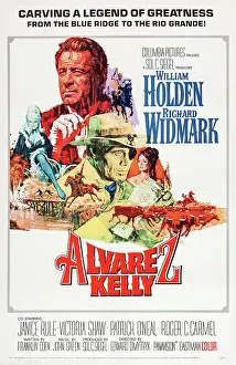 Cattle Prints: ALVAREZ KELLY, Victoria Shaw, William Holden, Richard Widmark, Janice Rule, 1966