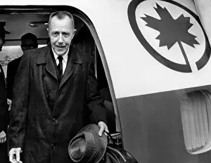 Canadians Prints: Alvin Karpis a 1930s Public Enemy No. 1, arrives at Montreal International Airport