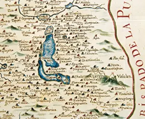 Volcano Prints: ALZATEJos Antonio (1737-1799). Plan of the archbishopric of Mexico: Mexico City and his lagoon