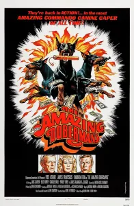 Dogs Prints: THE AMAZING DOBERMANS, poster, bottom: Fred Astaire, Barbara Eden, James Franciscus, 1976