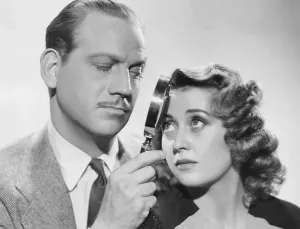 Blondell Prints: THE AMAZING MR. WILLIAMS, from left: Melvyn douglas, Joan Blondell, 1939