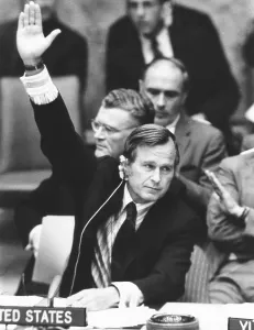 Ambassadors Prints: Ambassador George Bush casts the 2nd U.S. veto in the United Nations history