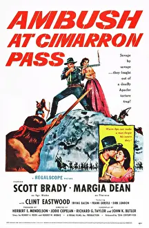 2015 Prints: AMBUSH AT CIMARRON PASS, US poster