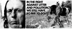 Native American Prints: Keep America Beautiful, (ad campaign poster)