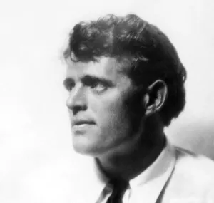 Author Prints: American author Jack London, (1876-1916)
