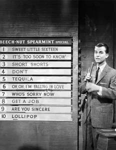 Music Prints: AMERICAN BANDSTAND, Dick Clark, (1952-1989)