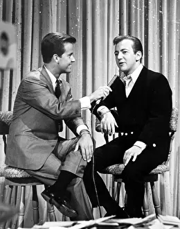 Dick Prints: AMERICAN BANDSTAND, from left: Dick Clark, Bobby Darin, (1952-1989)
