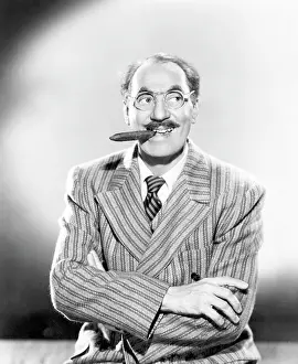 Marx Prints: American comedian Groucho Marx