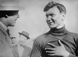 Winner Prints: American driver, Joe Dawson, after winning the 1912 Indianapolis 500 automobile race