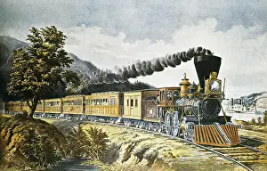Journey Prints: American Express Train (19th c)