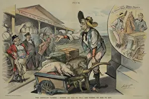 Democratic Prints: THE AMERICAN FARMER-WHERE HE HAS TO SELL AND WHERE HE HAS TO BUY