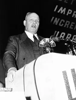 Conventions Prints: American Federation of Labor (AFL) President, George Meany, March 29, 1955